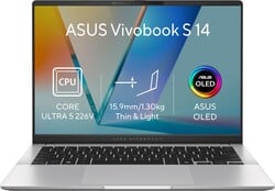 ASUS Vivobook S14 S5406SAL-OLED312WZ Cool Silver (bez napájacieho adaptéra)