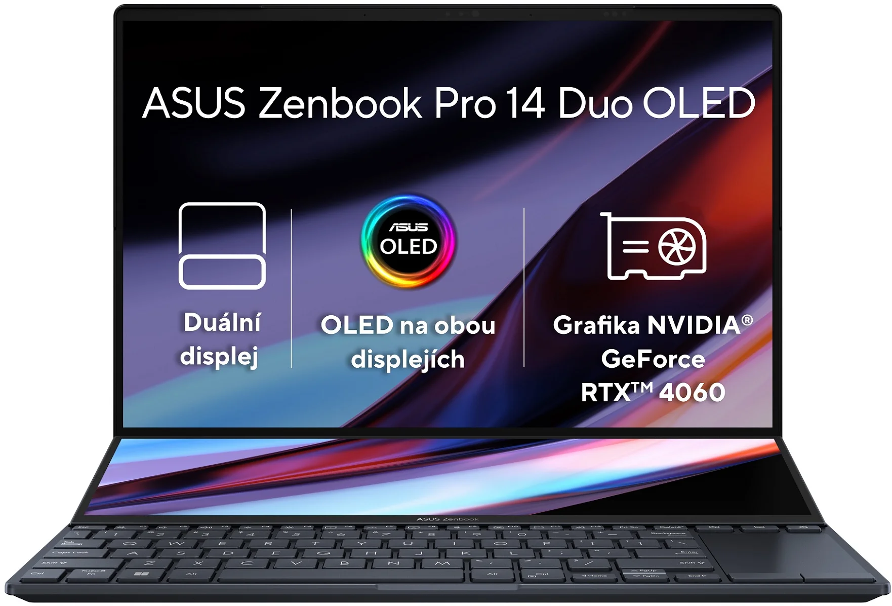 ASUS Zenbook Pro 14 Duo OLED UX8402VV-OLED037X Tech Black celokovový