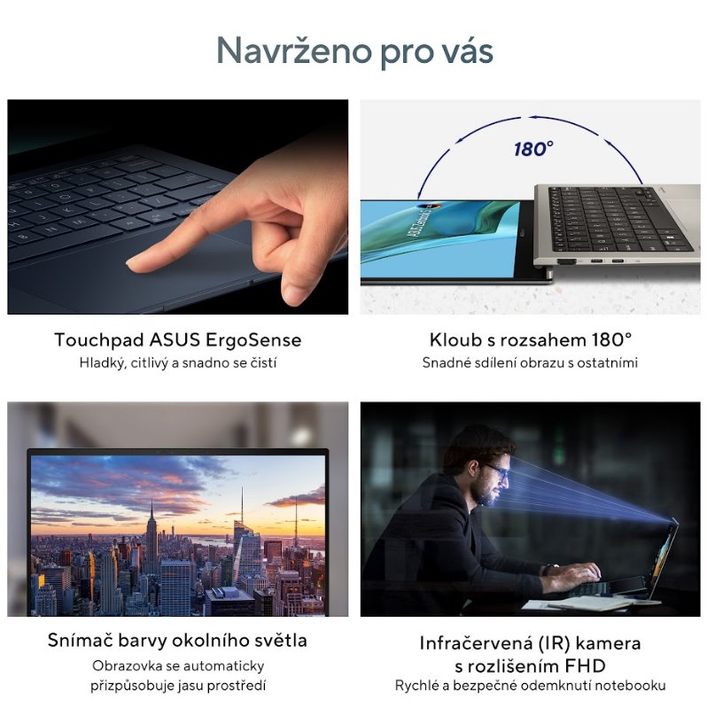 ASUS Zenbook S 13 OLED UX5304VA-OLED075W Strieborný