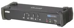 ATEN 4-port DVI KVMP USB, 2port USB HUB, audio, 1.2m káble CS-1764A