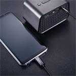 Audio kábel Baseus série Yiven USB-C / 3,5 mm Jack 1,2 m, čierny