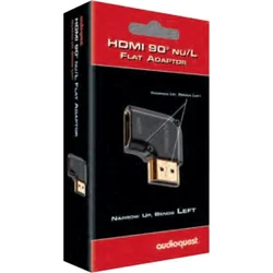 Audioquest HDMI adaptér 90° Nu/R (otočený vlevo)