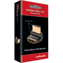 Audioquest HDMI adaptér 90°/W (zahnutý nahoru) qhdmi90w - Kabely + redukce