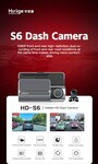 Autokamera DAHUA S6 / rozlíšenie Full HD / duálna kamera / GPS / mini USB / Wi-Fi / slot na microSD