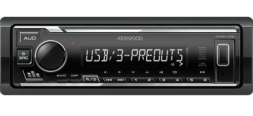 Autorádio Kenwood KMM-106 bez pohonu
