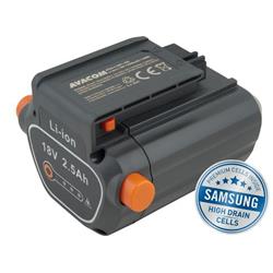 AVACOM kompatibilní s GARDENA 9839-20, Li-Ion 18V 2500mAh, články SAMSUNG