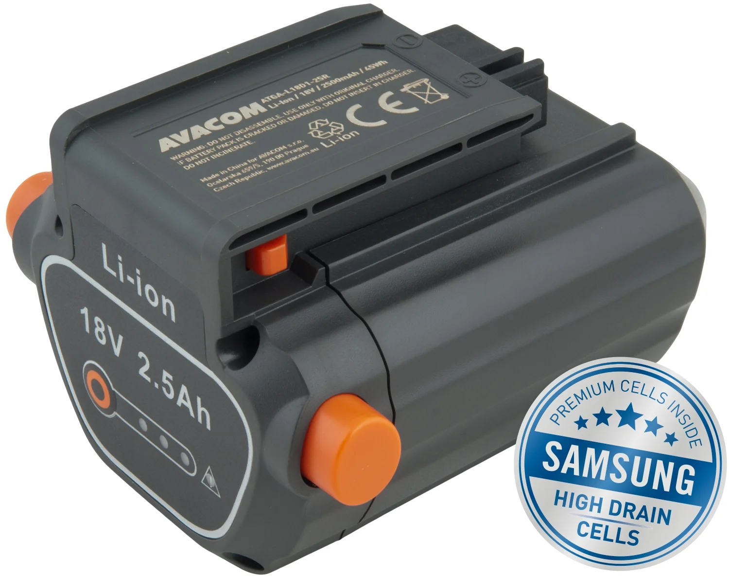 AVACOM kompatibilný s článkami GARDENA 9839-20, Li-Ion 18V 2500mAh, SAMSUNG
