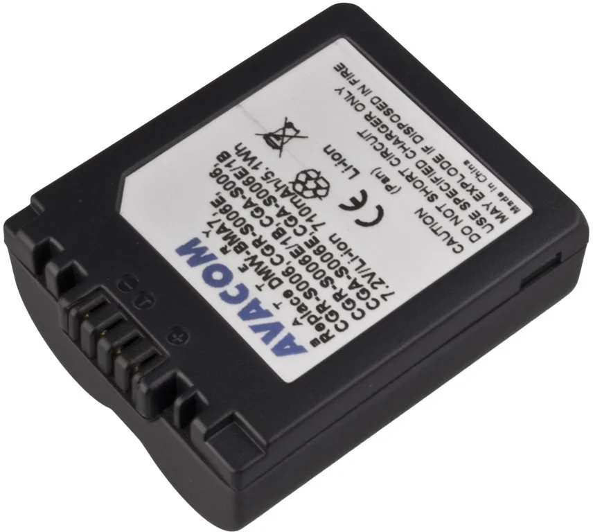 AVACOM Panasonic CGA-S006, DMW-BMA7, Leica BP-DC5 Li-Ion 7.2V 710mAh 5.1Wh DIPA-S006-174