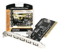 AXAGO PCIU-60 PCI adapter 5+2x USB 2.0 NEC