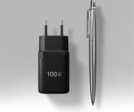 AXAGON ACU-PQ100, GaN nabíječka do sítě 100W, USB-A + USB-C, černá