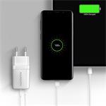 AXAGON ACU-PQ30W, napájacia nabíjačka 30 W, 2x port (USB-A + USB-C), PD3.0/PPS/QC4+/SFC/AFC/Apple, biela