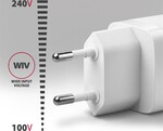 AXAGON ACU-PQ33W, GaN nabíječka do sítě 33W, USB-A + USB-C, bílá