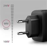 AXAGON ACU-PQ45 GaN sieťová nabíjačka 45 W, 2x port (USB-A + USB-C), PD3.0/PPS/QC4+/SFC 2.0/AFC/Apple