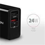 AXAGON ACU-QS24, duálna sieťová nabíjačka
