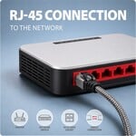 AXAGON ADE-CM50, adaptér USB-C na Gigabit Ethernet (5 m)