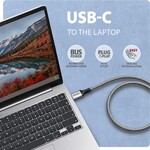 AXAGON ADE-CM50, USB-C Gigabit Ethernet adaptér (5m)
