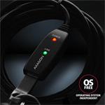 AXAGON ADR-210, USB 2.0 A-M -> A-F aktívny predlžovací / opakovací kábel, 10 m