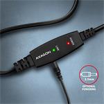 AXAGON ADR-210B, aktívny prepojovací kábel USB 2.0 A-M -> B-M, 10 m