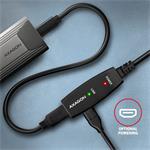 AXAGON ADR-310, aktívny predlžovací/opakovací kábel USB 3.2 Gen 1 A-M -> A-F, 10 m