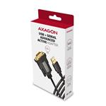 AXAGON ADS-1PQN, USB-A 2.0 na sériový RS-232 DB9-M FTDI adaptér / kábel 1,5 m