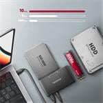 Adaptér AXAGON ADSA-CC USB-C 10Gb/s pre M.2 NVMe + SATA