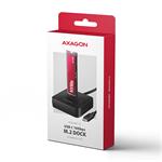 AXAGON ADSA-M2C11L, dokovacia stanica USB-C s rýchlosťou 10 Gb/s pre 1× M.2 NVMe SSD