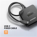 AXAGON ADSA-M2C11L, USB-C 10Gbps dokovací stanice pro 1× M.2 NVMe SSD