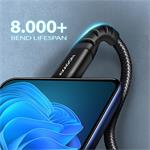 AXAGON BUCM-AM10AB, HQ kabel USB-C <-> USB-A, 1m, USB 2.0
