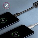AXAGON BUCM-CM10TB, TWISTER kábel USB-C <-> USB-C, 0,6 m
