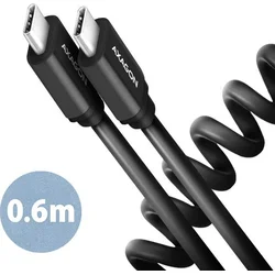 AXAGON BUCM-CM10TB, TWISTER kábel USB-C <-> USB-C, 0,6 m