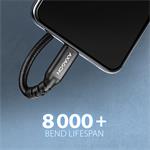 AXAGON BUCM32-CF15AB predlžovací kábel USB-C (M) <-> USB-C (F), 1,5 m, USB 20Gbps, PD 240W ALU opletenie