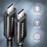 AXAGON BUCM432-CM10AB, kábel NewGEN USB-C <-> USB-C, 1 m