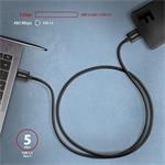 AXAGON BUMM3-AM10AB, kábel SPEED microUSB <-> USB-A, 1 m