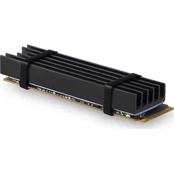 AXAGON CLR-M2L10, hliníkový chladič pre M.2 2280 SSD, 10 mm