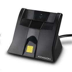 AXAGON CRE-SM4, USB externí StandReader čtečka Smart card