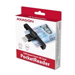 AXAGON CRE-SMP1A, USB-A PocketReader Čítačka čipových kariet (eObčanka)