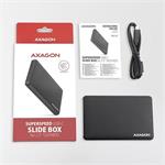 AXAGON EE25-SLC, USB-C 3.2 Gen 1 - SATA 6G 2.5" SLIDE box