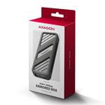 AXAGON EEM2-20G, USB-C 20 Gb/s - M.2 NVMe SSD kovový ARMORED box