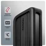 AXAGON EEM2-40G, externý box USB-C 40 Gb/s pre M.2 NVMe SSD, zosilnený hliník