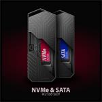 AXAGON EEM2-GAM, USB-C 10Gb/s - NVMe a SATA SSD GAME M.2 box, bez skrutiek