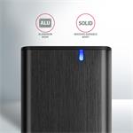 AXAGON EEM2-SB2, USB-C 3.2 Gen 2 - M.2 NVMe a SATA SSD RAW box, čierna