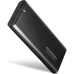 AXAGON EEM2-SB2, USB-C 3.2 Gen 2 - M.2 NVMe a SATA SSD RAW box, čierna