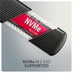 AXAGON EEM2-SC, externý box USB-C 10 Gb/s pre M.2 NVMe SSD, bez skrutiek, rebrovaný hliník