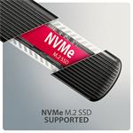AXAGON EEM2-SC, USB-C 10Gbps externí box pro M.2 NVMe SSD, bezšroubový, žebrovaný hliník