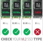 AXAGON EEM2-SG2, USB-C 3.2 Gen 2 - M.2 NVMe & SATA SSD RAW box