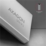 AXAGON EEM2-U3C M.2 SATA box, stříbrný