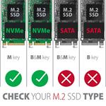 AXAGON EEM2-UB2 USB-C 10Gbps - M.2 NVMe SSD ARROW box, černý