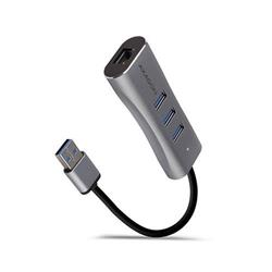 AXAGON HMA-GL3AP, USB 3.2 Gen 1 hub, porty 3x USB-A + Gigabit Ethernet