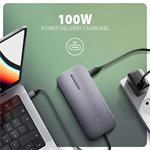 AXAGON HMC-6GM2, rozbočovač USB-C 10Gbps GEN2COMBO 6v1