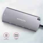 AXAGON HMC-6M2, USB 3.2 Gén 1 húb, porty 2x USB-A, HDMI, M.2